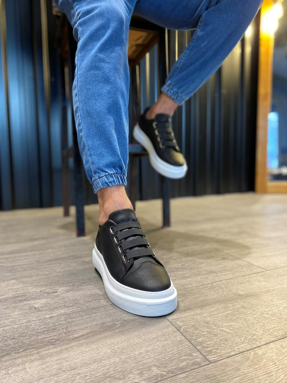 Günlük Ayakkabı 521 Siyah (Beyaz Taban)