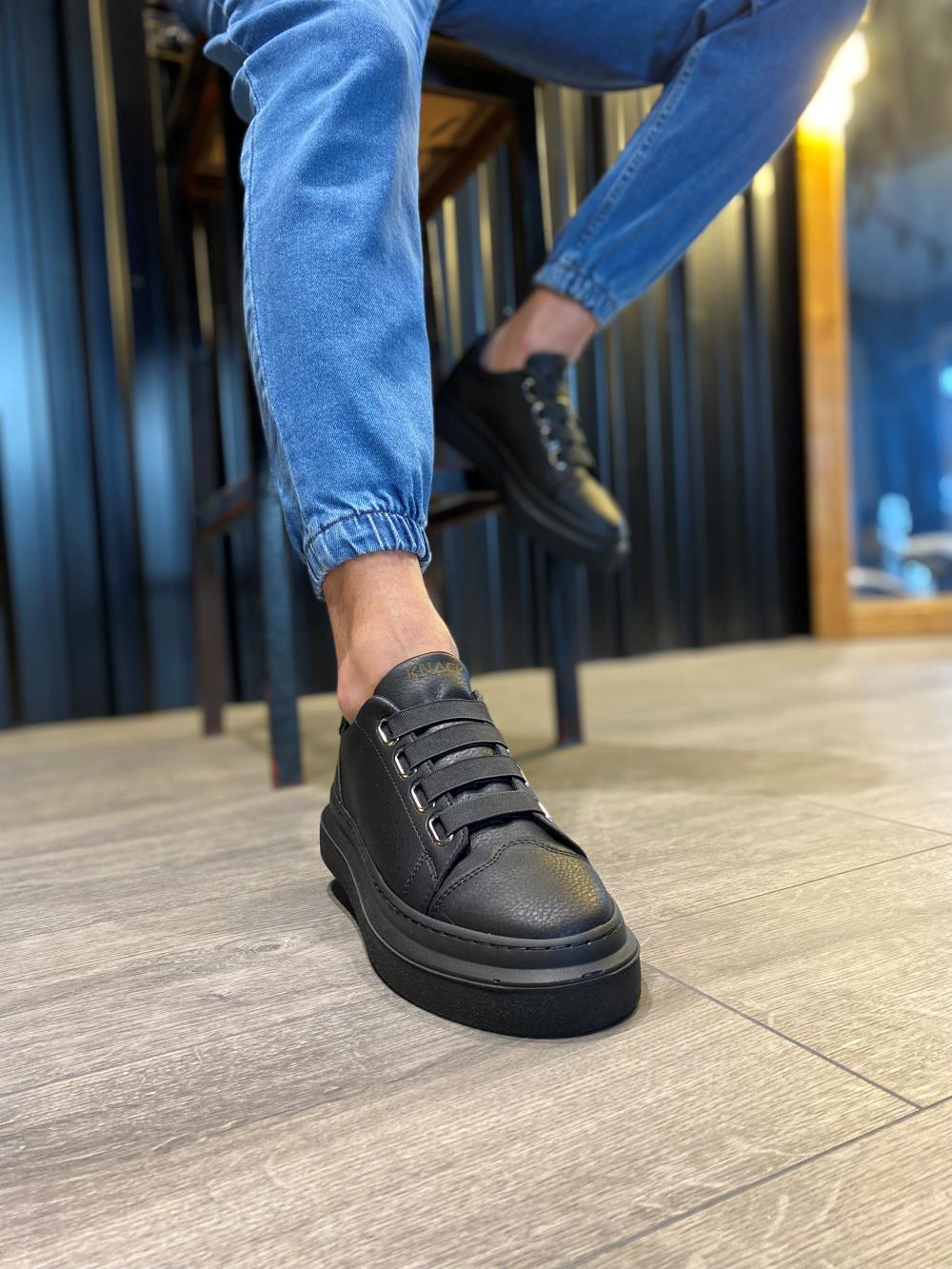 Günlük Ayakkabı 521 Siyah (Siyah Taban)