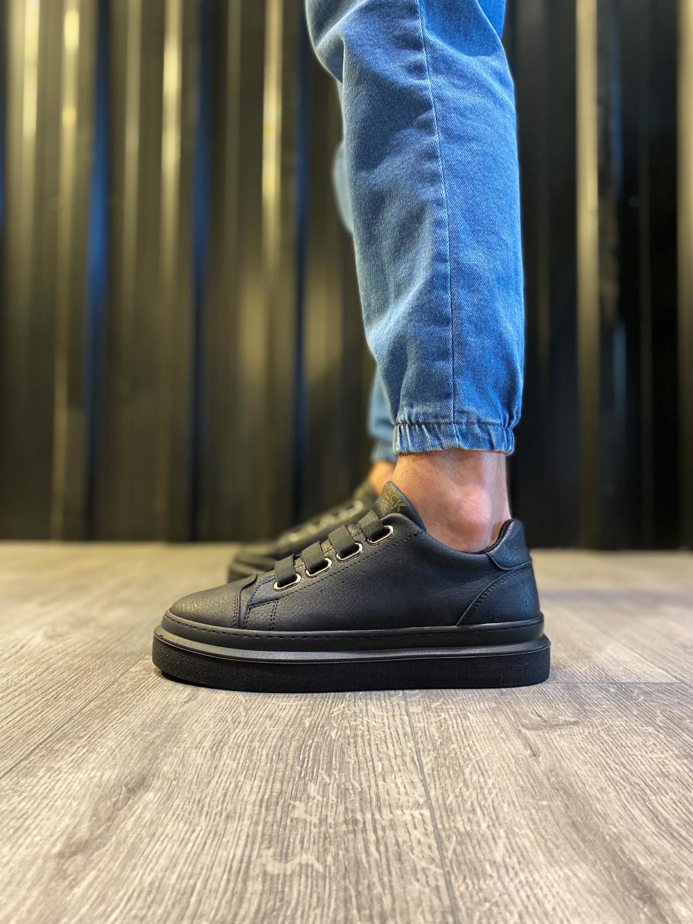 Günlük Ayakkabı 521 Siyah (Siyah Taban)