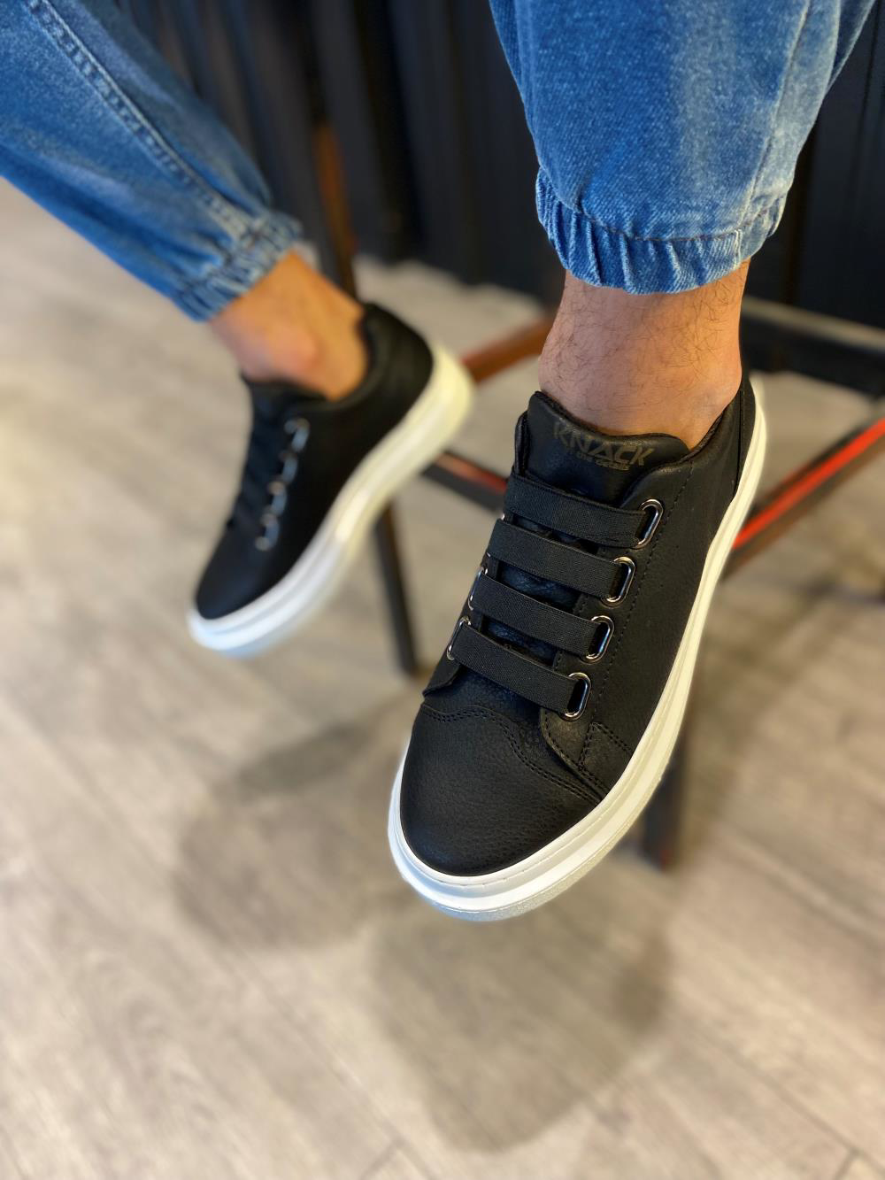 Günlük Ayakkabı 521 Siyah (Beyaz Taban)