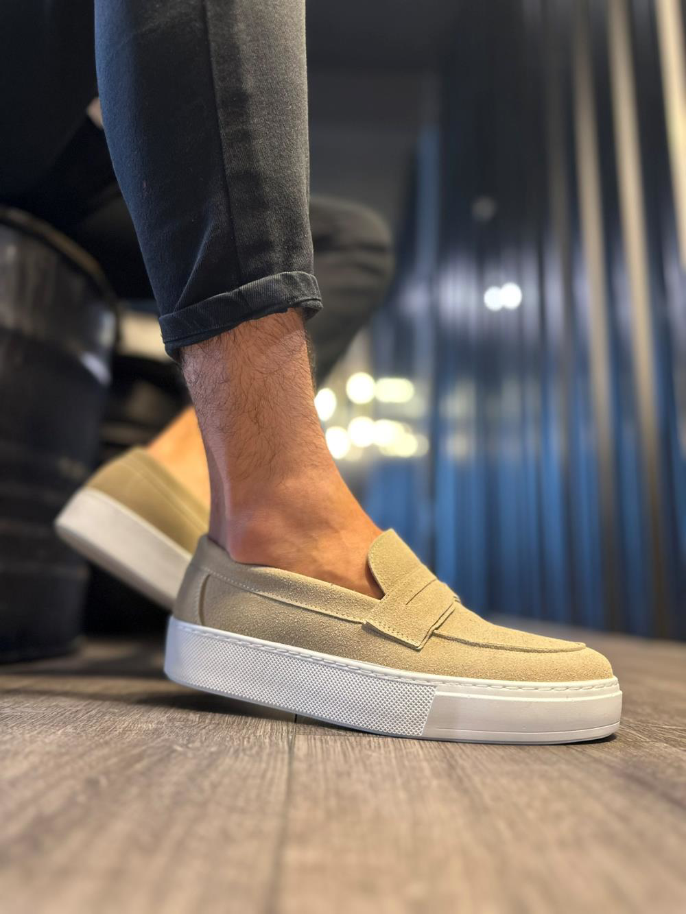 Günlük Klasik Ayakkabı 400 Vizon Süet