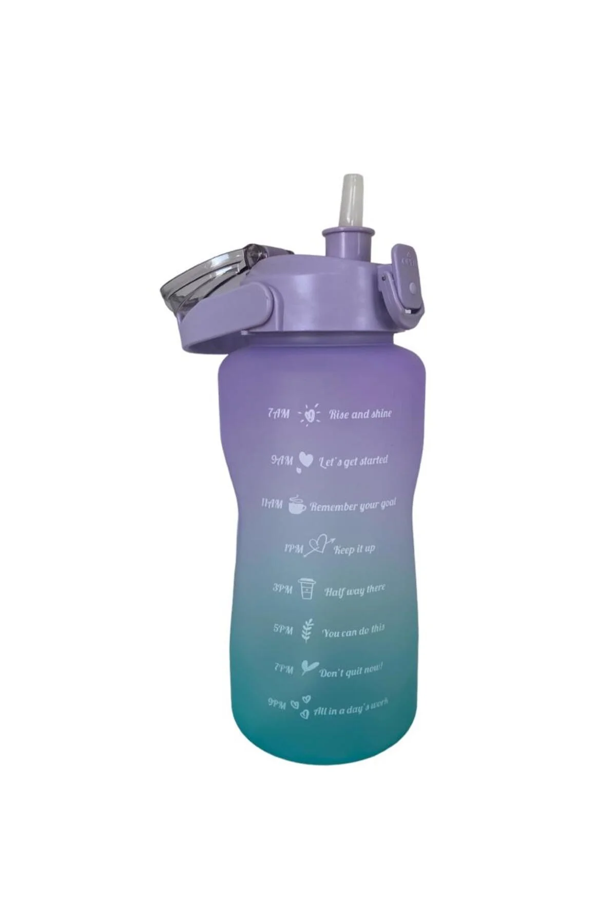 Günlük Motivasyon Su Matarası 2 Litre Günlük Motivasyon Su Matarası 2 Litre - Görsel 4