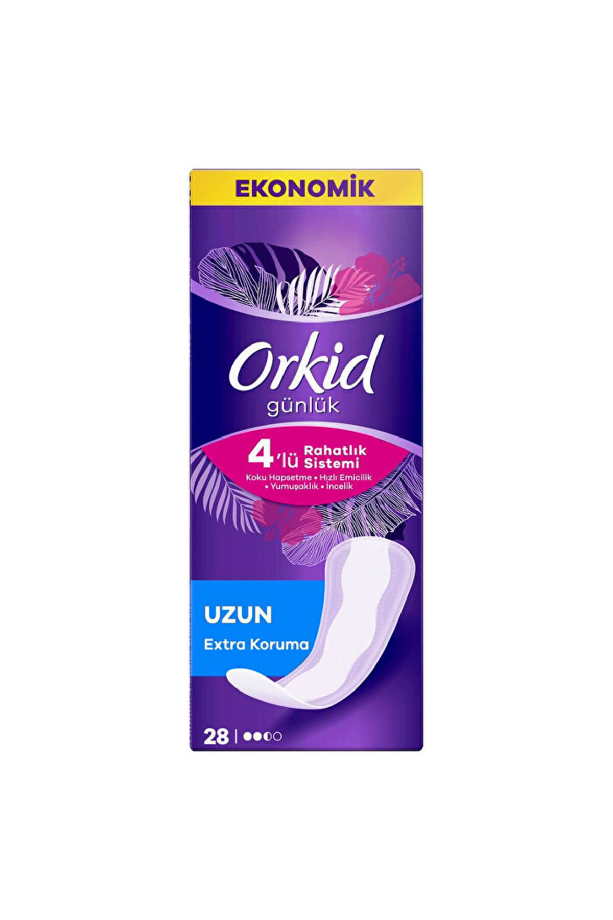Orkid Günlük Ped Uzun Ekonomik 28'Li