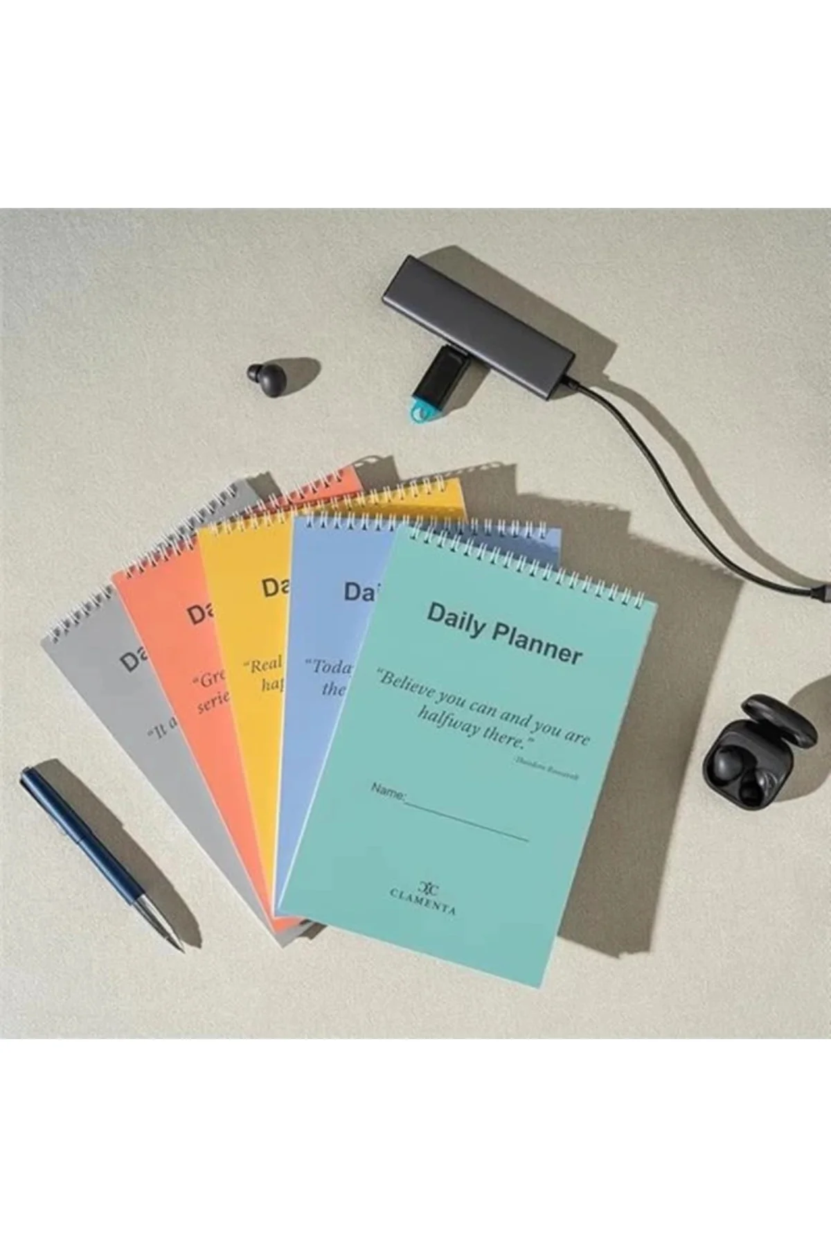 Günlük Planlayıcı Defter, Yapılacaklar Listesi Not Defteri, Spiral Defter, Kontrol Listesi, İ�