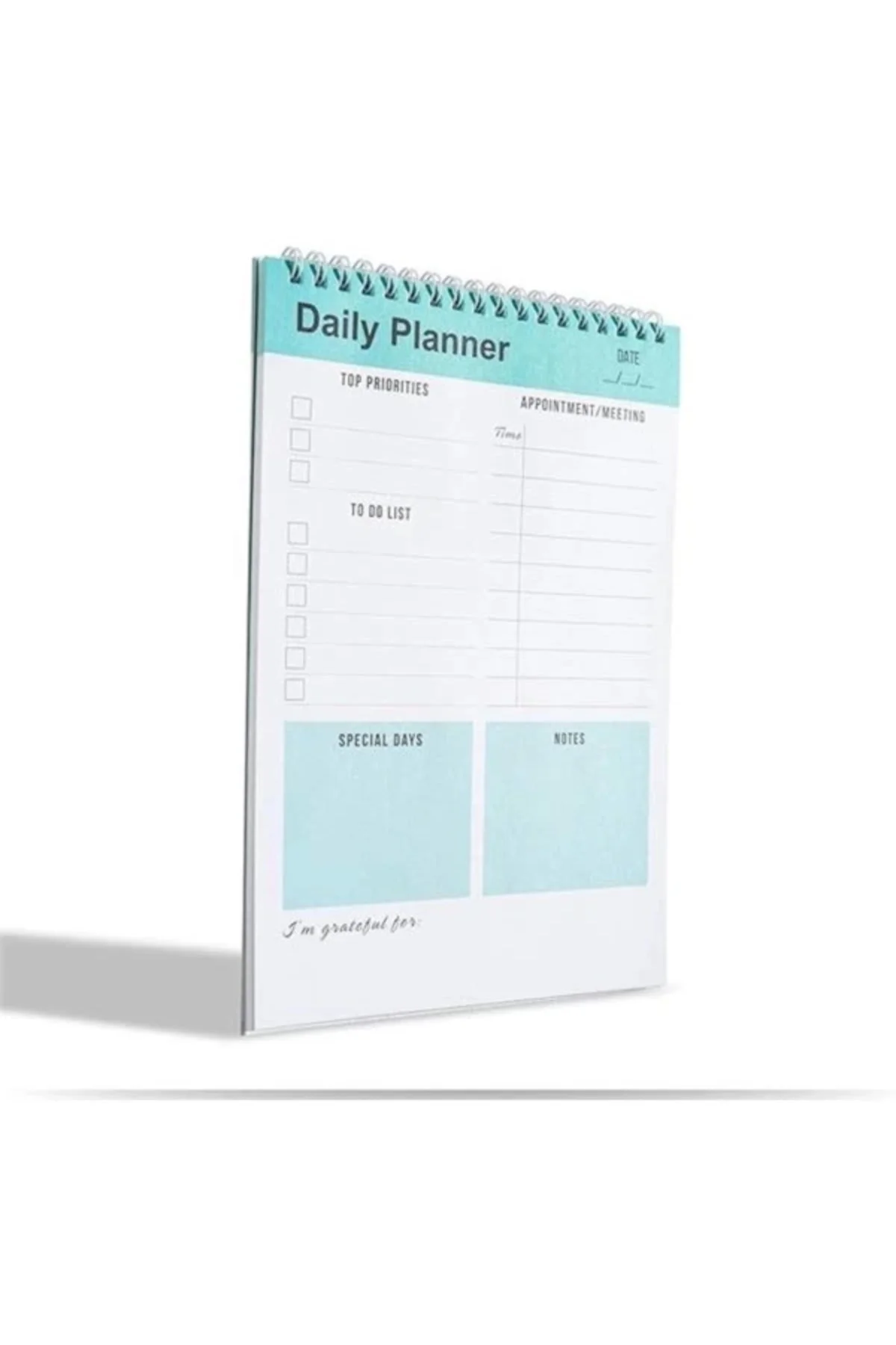 Günlük Planlayıcı Defter, Yapılacaklar Listesi Not Defteri, Spiral Defter, Kontrol Listesi, İ�
