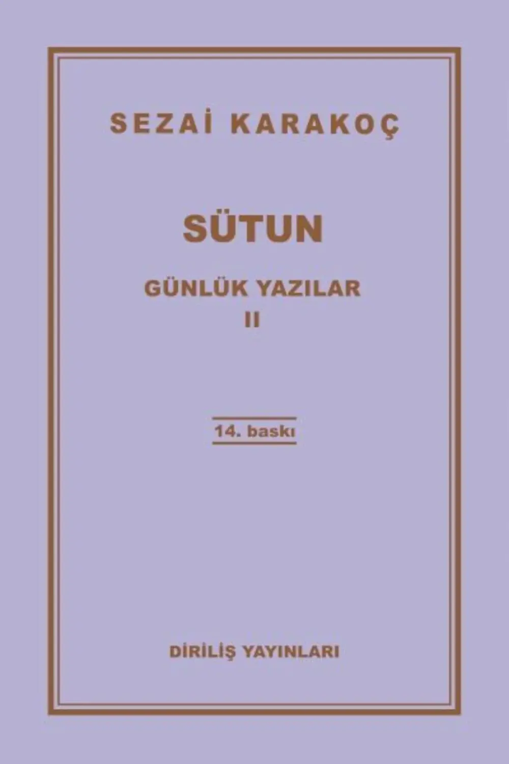 Günlük Yazılar 2 Sütun