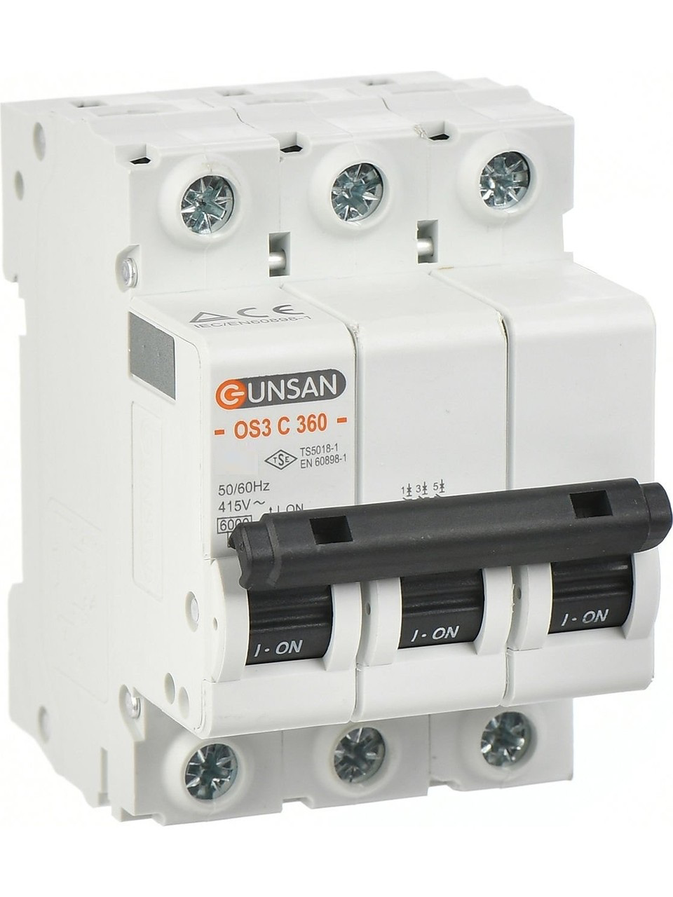 Günsan  40A 3 Kutuplu Sigorta 6Ka