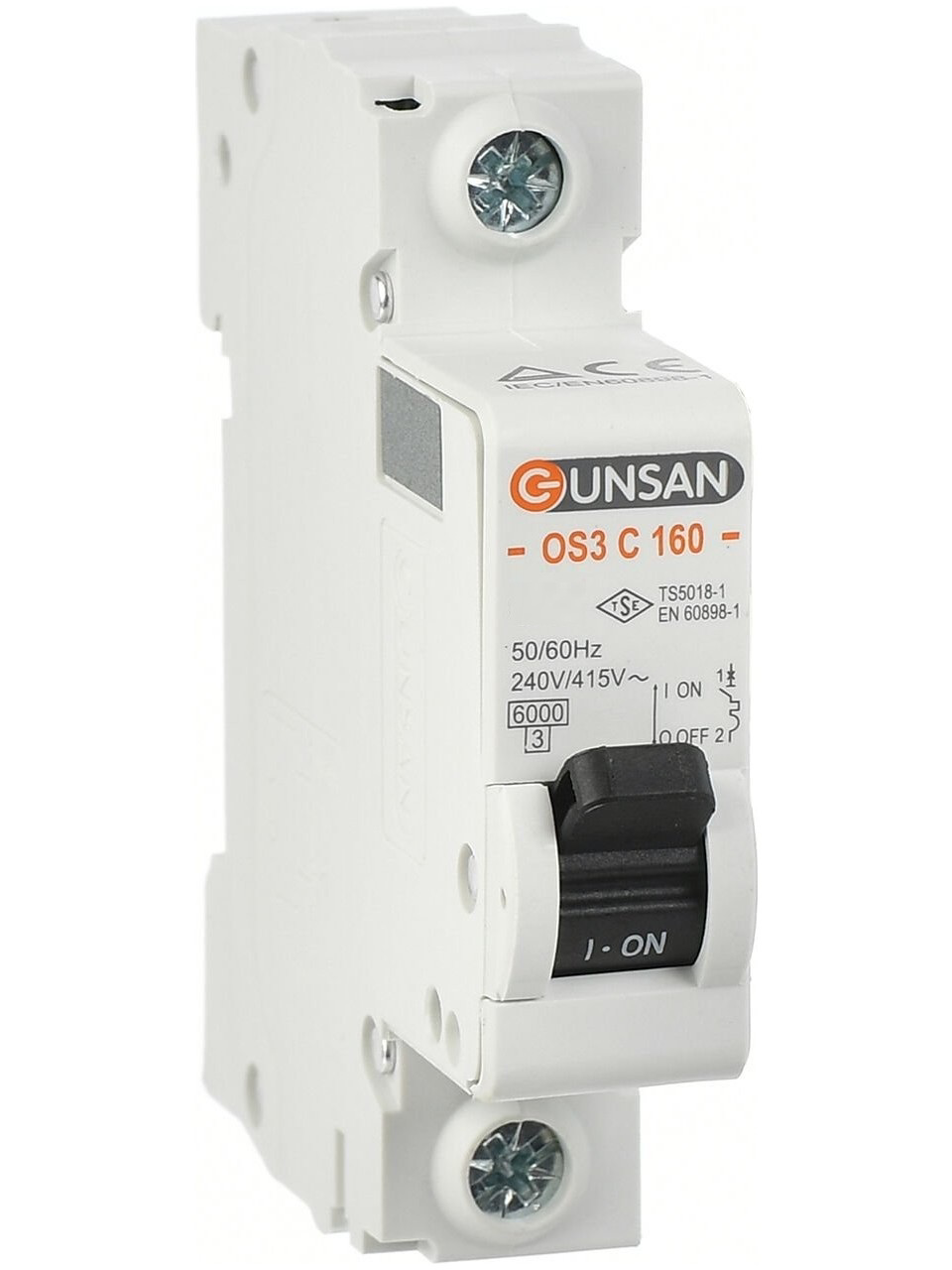 Günsan  50A 1 Kutuplu Sigorta 6Ka