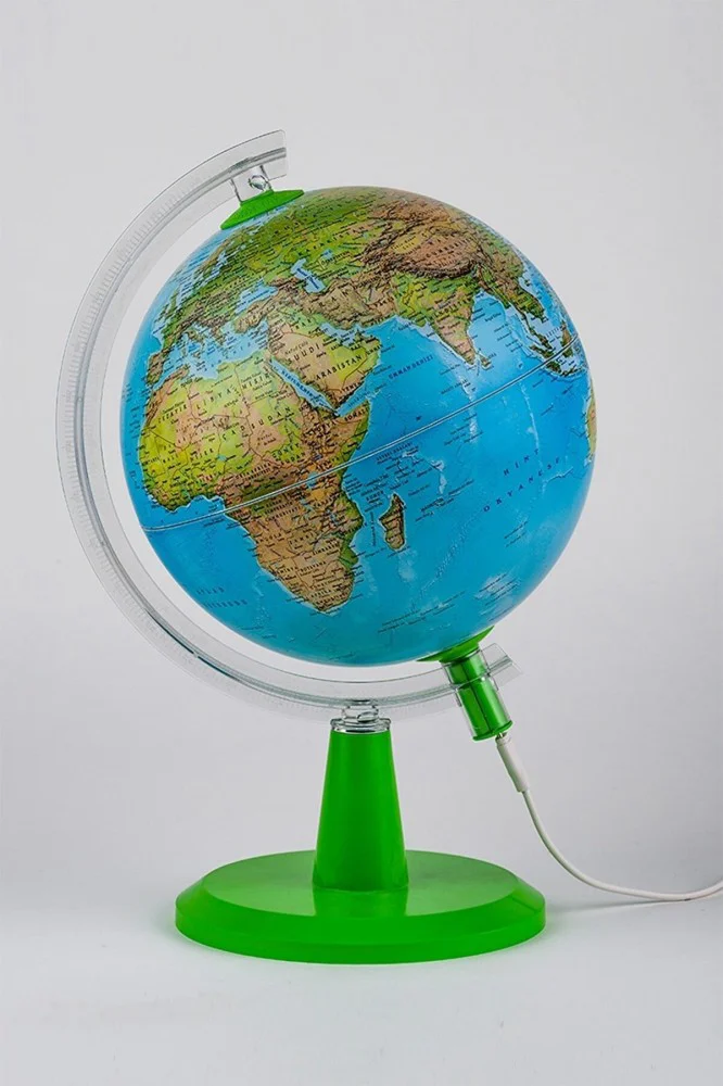 Gürbüz Küre Modern Fiziki Işıklı 26 CM Gürbüz Küre Modern Fiziki Işıklı 26 CM
