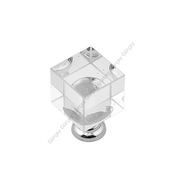 Gürcay Çekmece Kulpu Kristal Küp 20*20 Mm Seffaf (2 Adet) Gürcay Çekmece Kulpu Kristal Küp 20*20 Mm Seffaf (2 Adet)