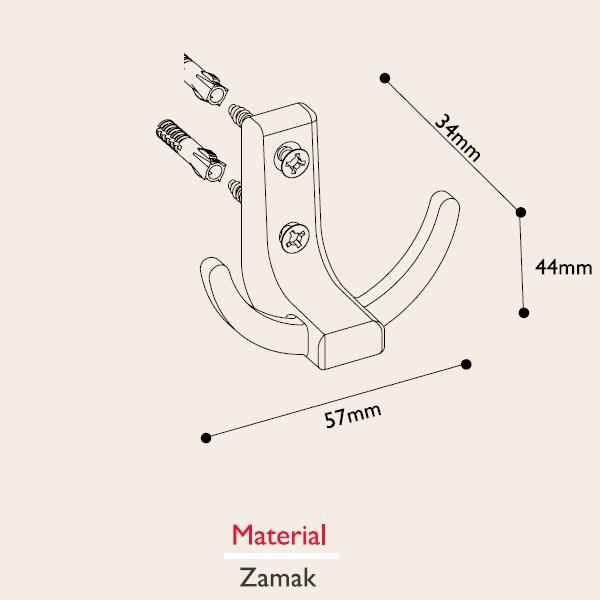 Gürçay Elbise Palto Askısı 23.111 (2 Adet)
