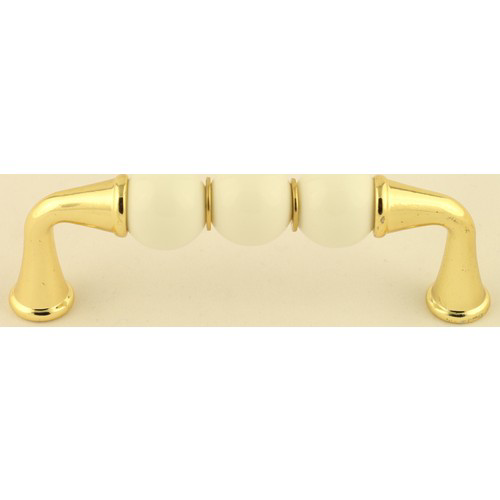 Gürçay İris Porselen Kulp 96Mm Altın Gürçay İris Porselen Kulp 96Mm Altın