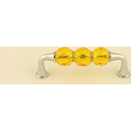 Gürçay Kristal Taşlı Kulp 96Mm Sari