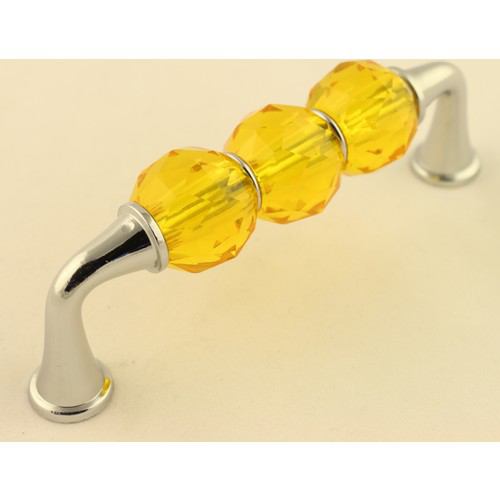 Gürçay Kristal Taşlı Kulp 96Mm Sari