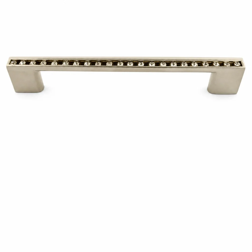 Gürcay Sıralı Taşlı Lama Kulp 96mm İnoks (2 Adet)