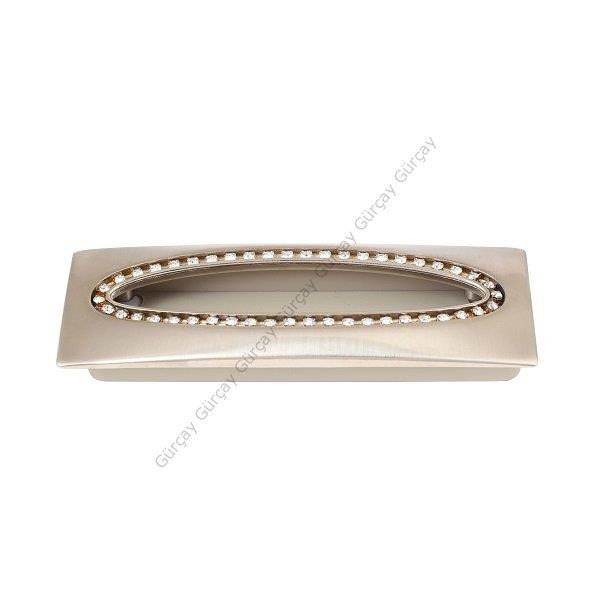 Gürçay Taşlı Gömme Kulp 96mm İnoks (2 Adet) Gürçay Taşlı Gömme Kulp 96mm İnoks (2 Adet)