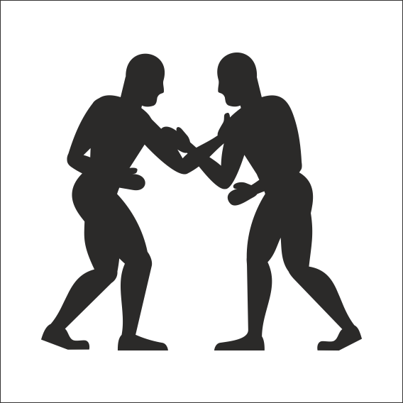 GÜREŞÇİ FOLYO STİCKER