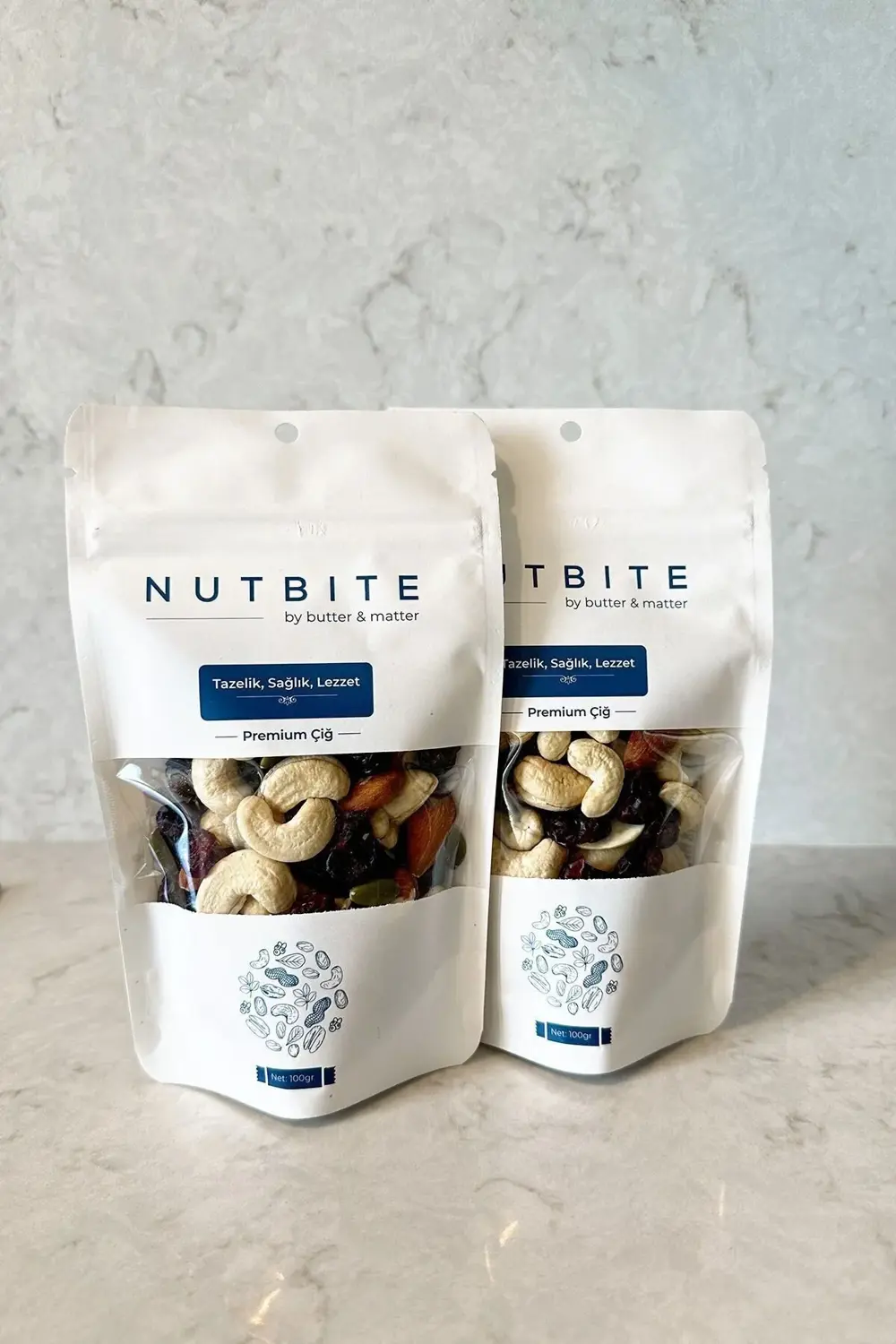 Gurme Mix 200gr - %100 Doğal - Çiğ Kaju, Turna Yemişi, Çiğ Badem,