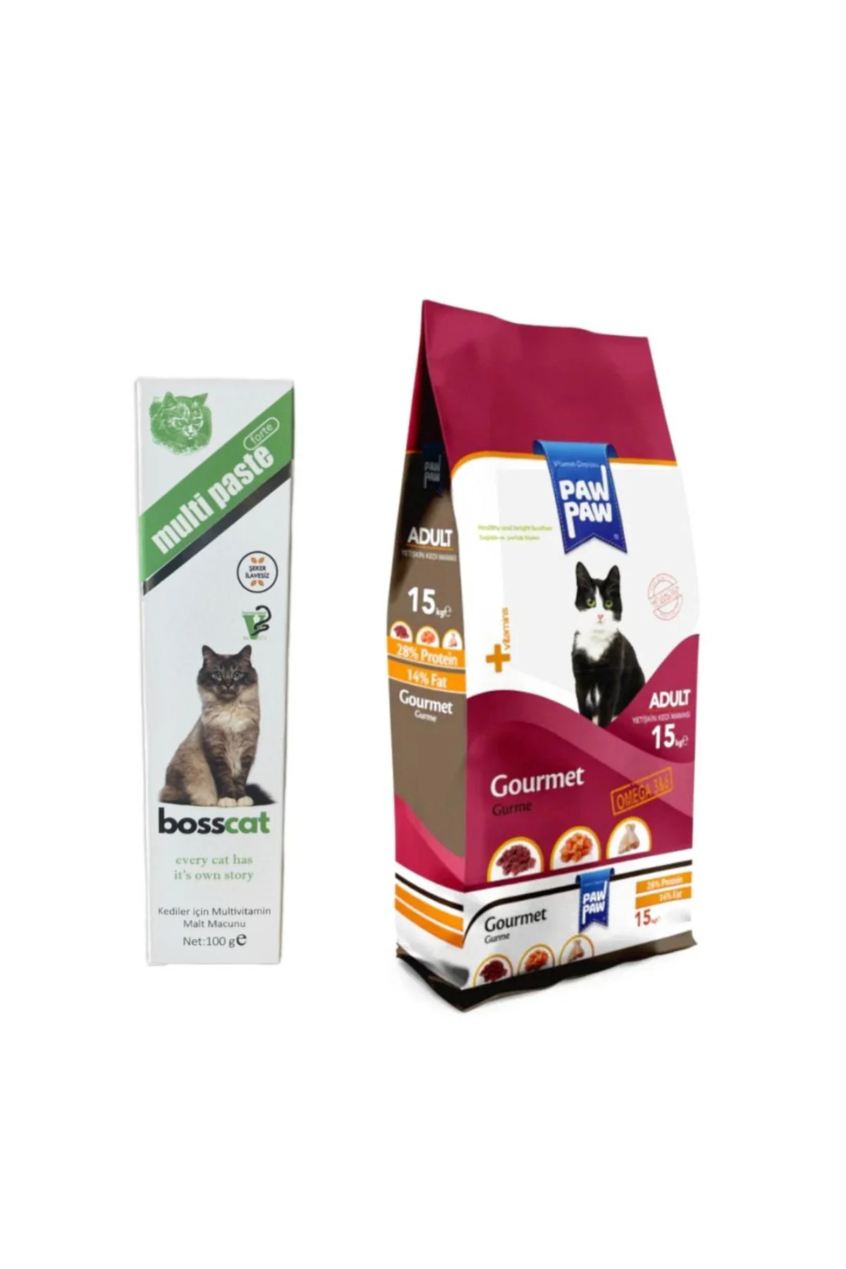 Gurme Yetişkin Kedi Maması 15 KG + Vitaminli Malt