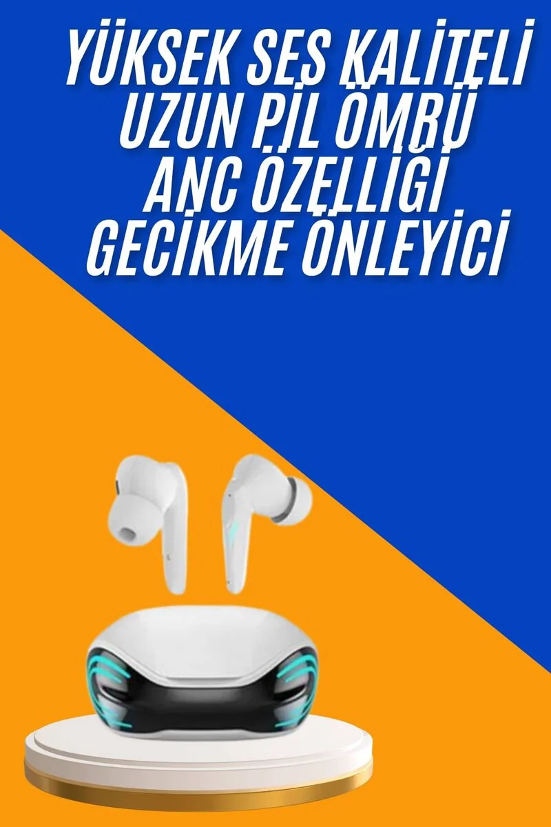 Gürültü Engelleme Oyuncu Kulaklığı - Bluetooth Gecikme Önleyici ve Mikrofonlu Kulaklık