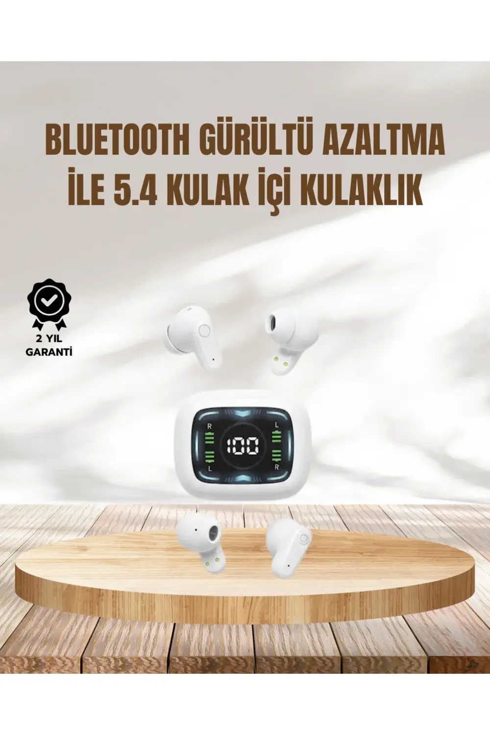 Gürültü Engelleme Özellikli Kablosuz Kulaklık Güçlü Çekim