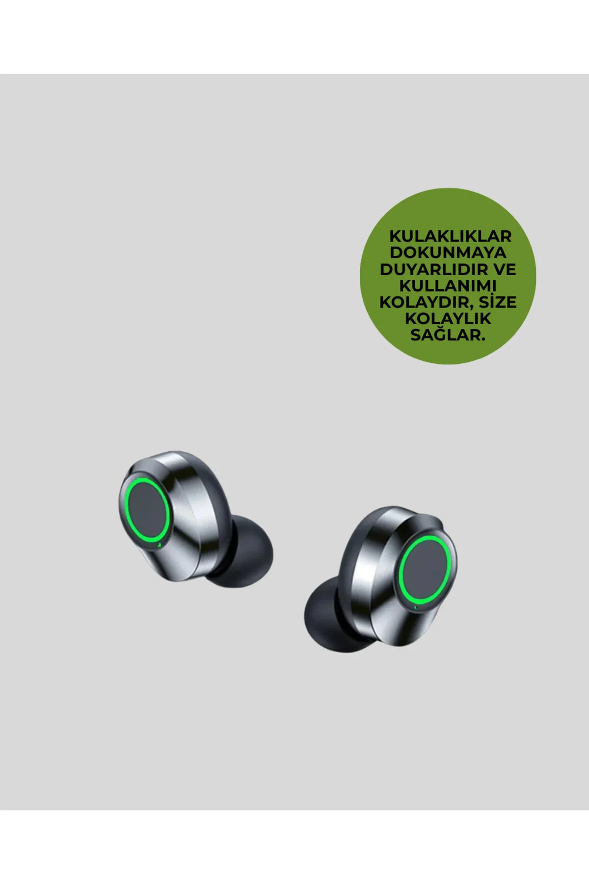 Gürültü Engelleyici Bluetooth Kulaklık – Akıllı Ekranlı, HiFi Ses