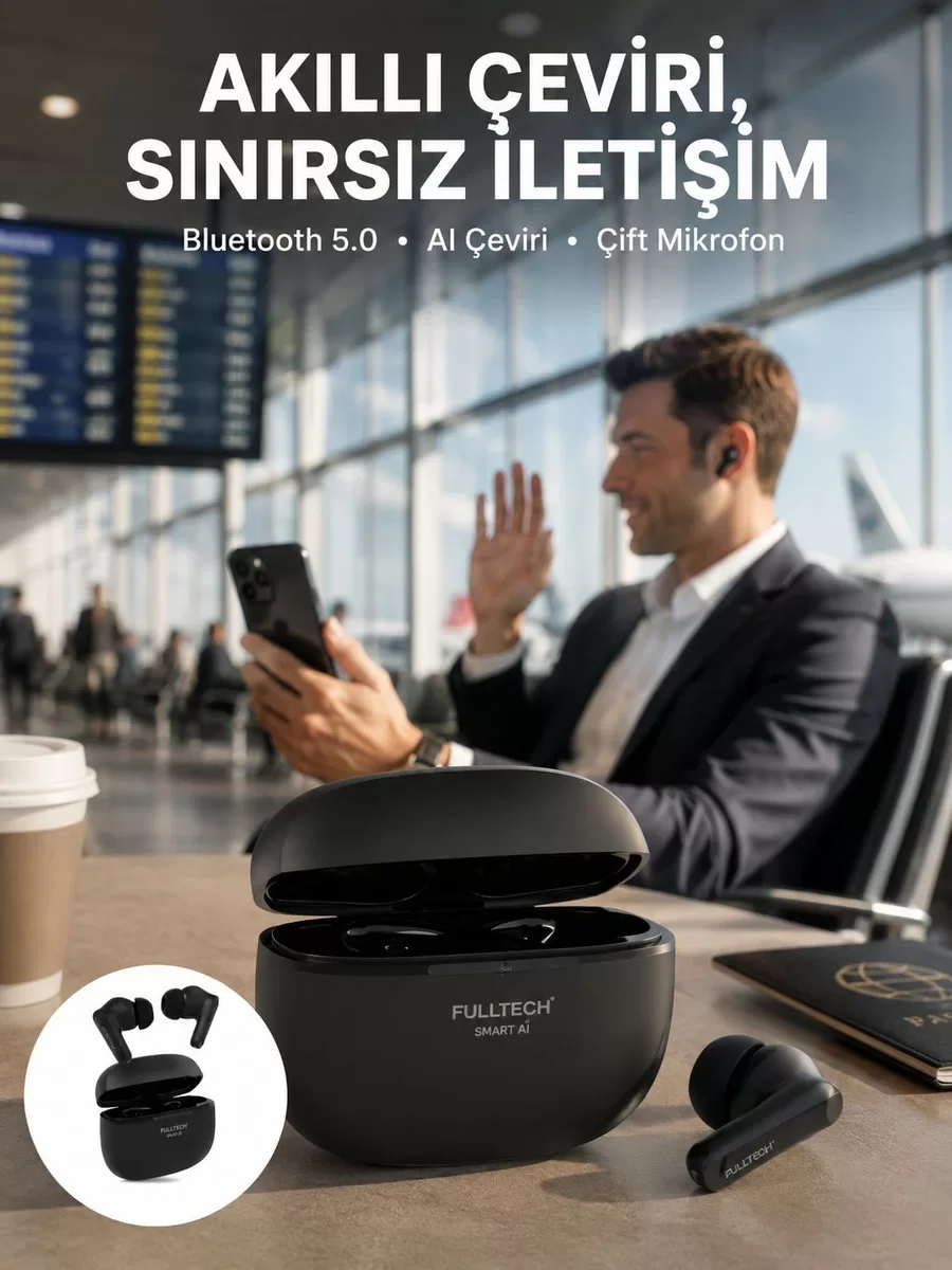 Gürültü Engelleyici TWS Kulaklık Uzun Pil Ömürlü ve Suya Dayanıkl