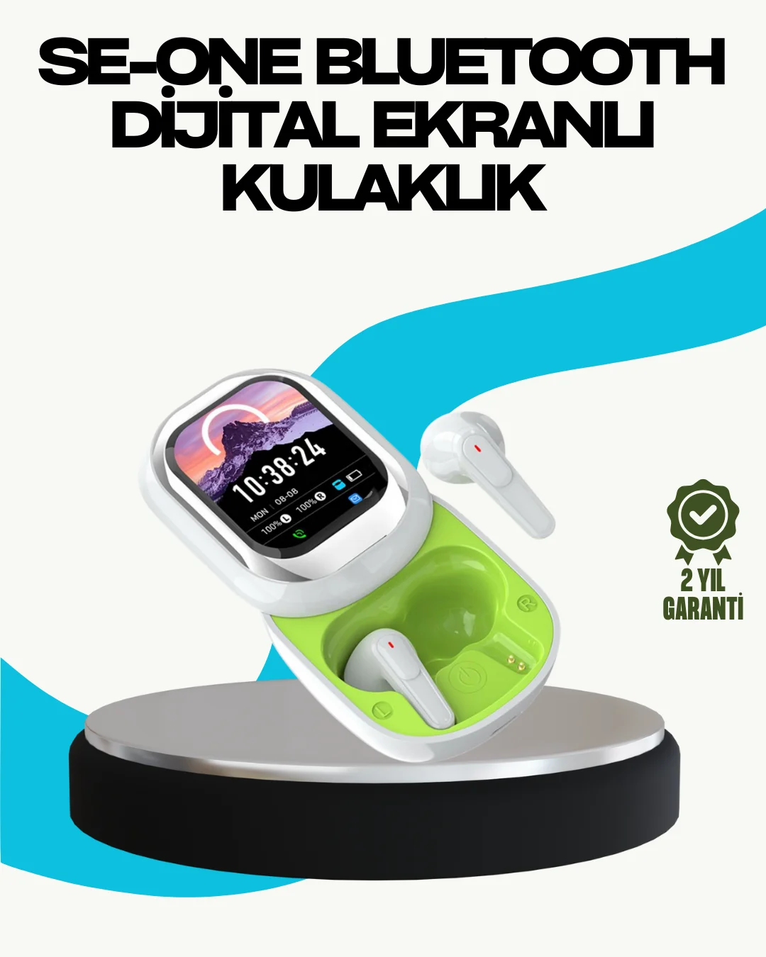 Gürültü Engelleyici Uzun Pil Ömürlü Stereo Bluetooth Kulak İçi Ku
