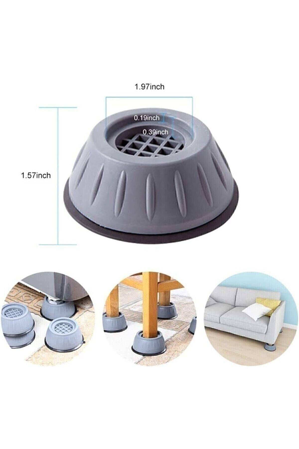 Gürültü Engelleyici Ve Kaymaz Titreşim Önleyici Kauçuk Ayak Pedle