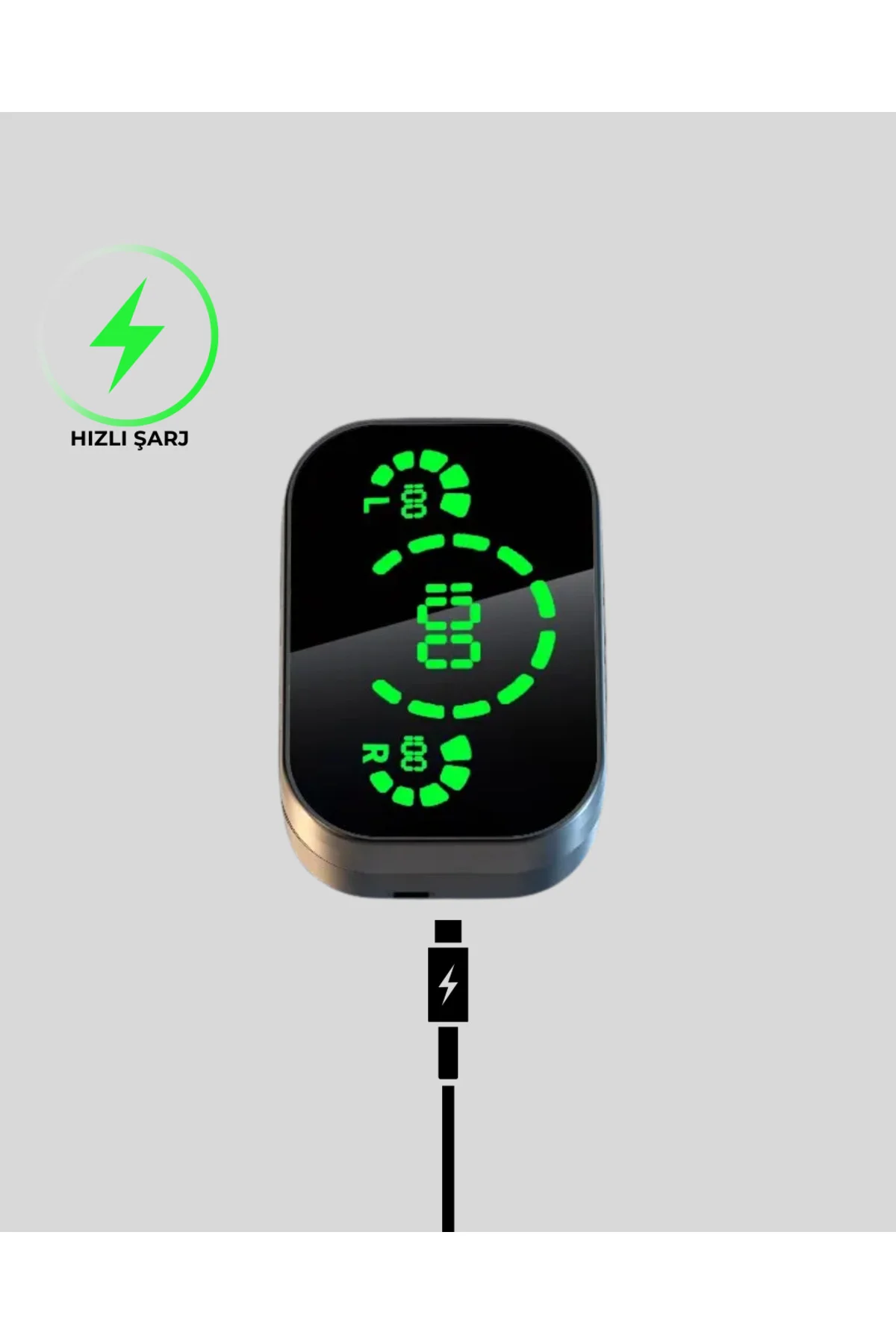 Gürültü Engelleyici Bluetooth Kulaklık – Akıllı Ekranlı, HiFi Ses