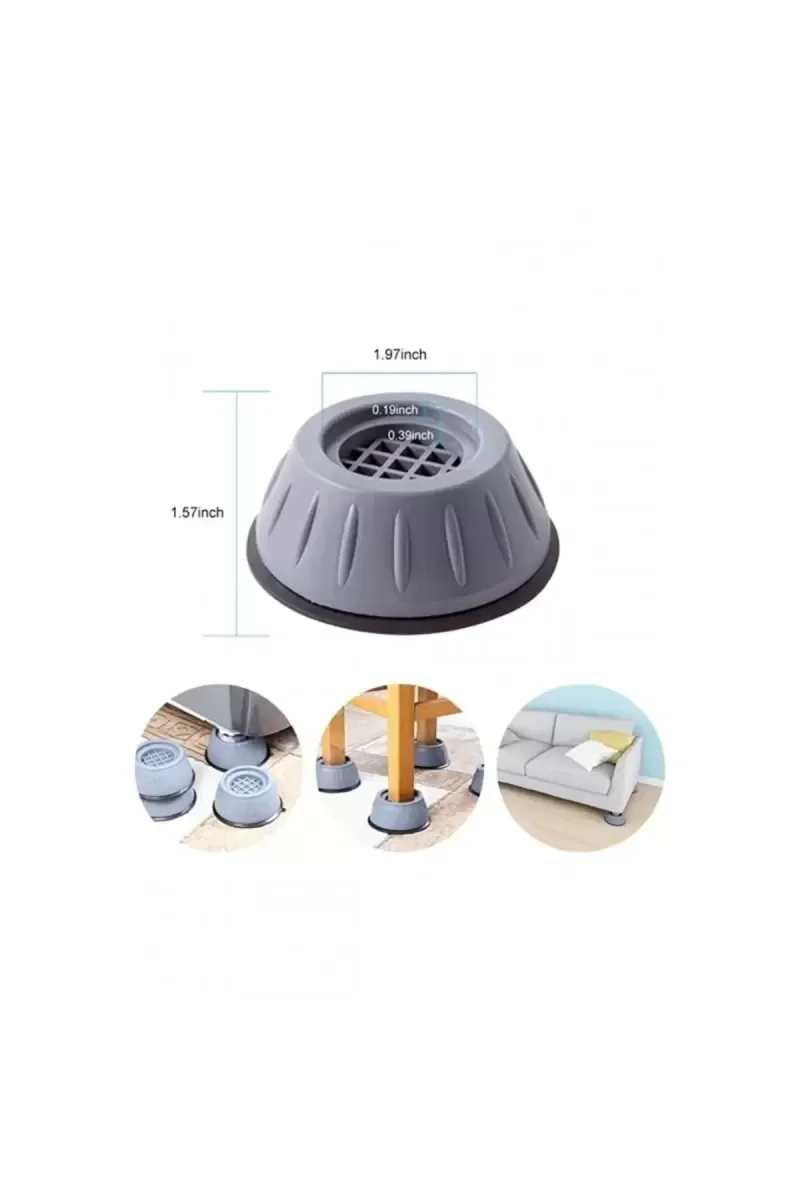 Gürültü Engelleyici Ve Kaymaz Titreşim Önleyici Kauçuk Ayak Pedle