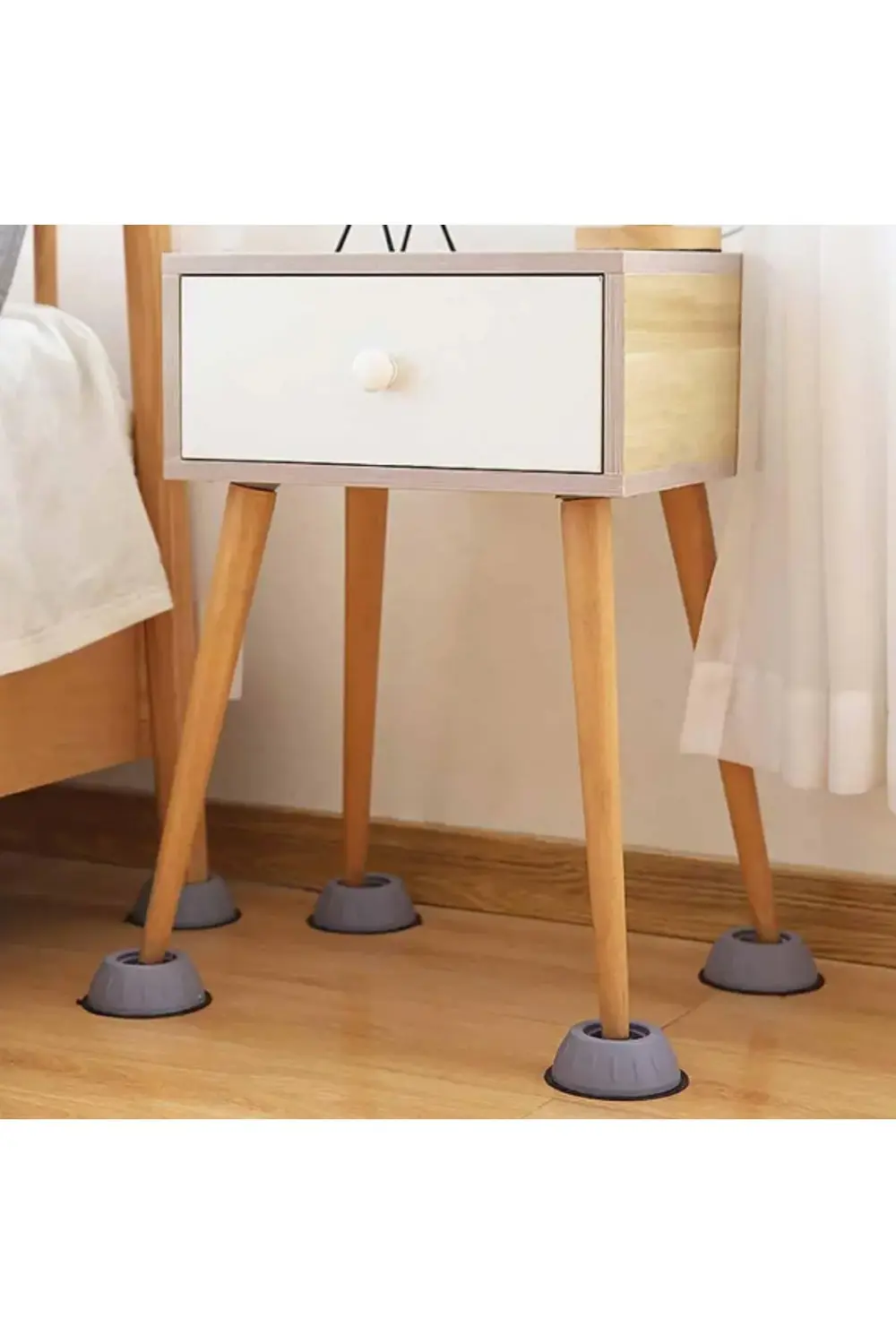 Gürültü Engelleyici Ve Kaymaz Titreşim Önleyici Kauçuk Ayak Pedle