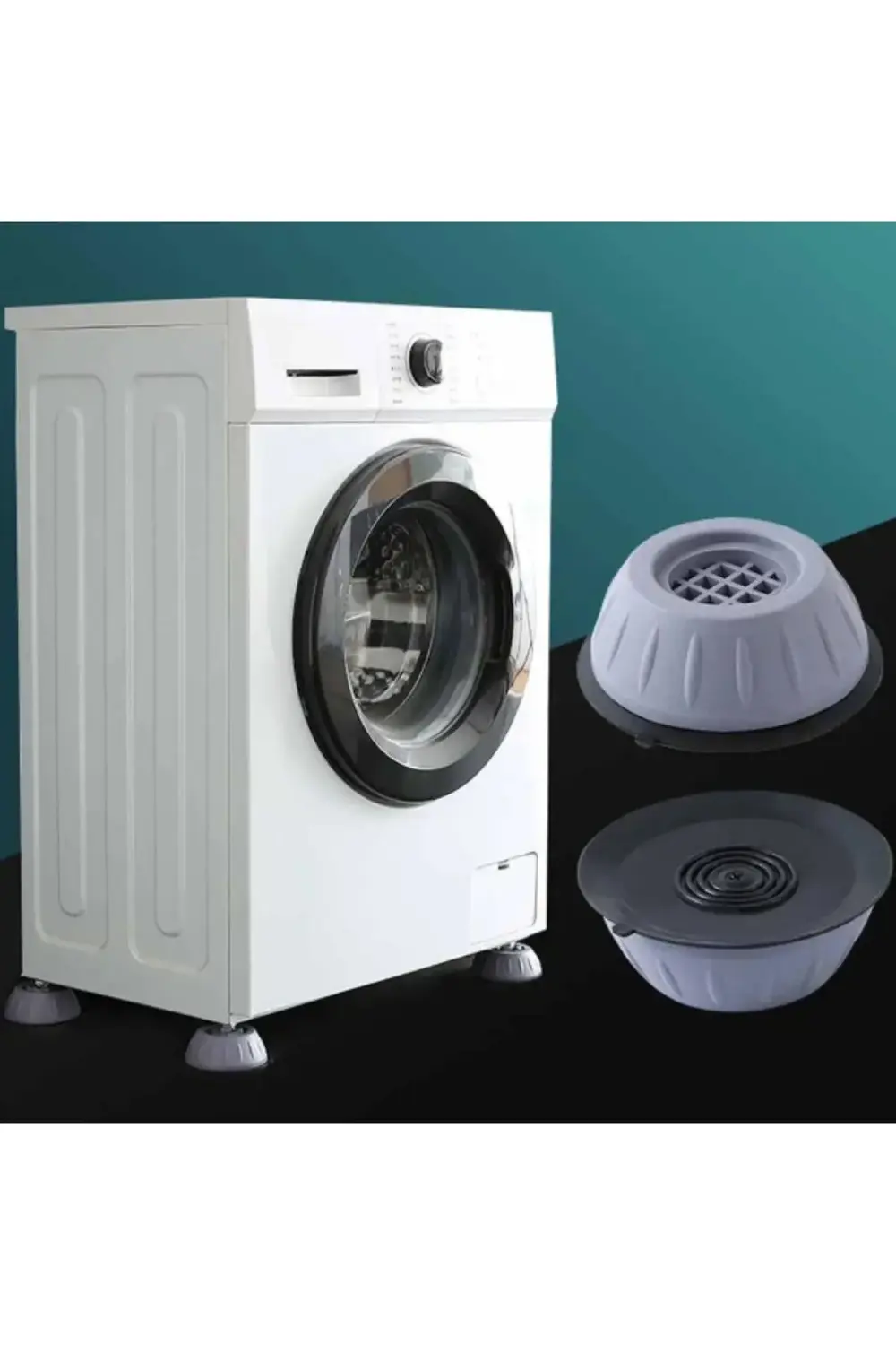 Gürültü Engelleyici Ve Kaymaz Titreşim Önleyici Kauçuk Ayak Pedle