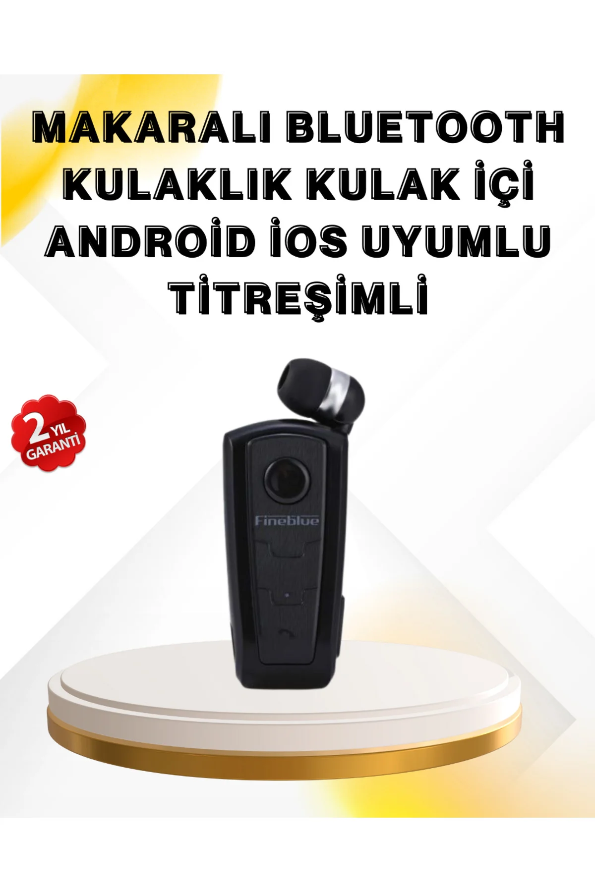 Gürültü Önleyici Fineblue F910 Bluetooth Kulaklık Klipsli Model