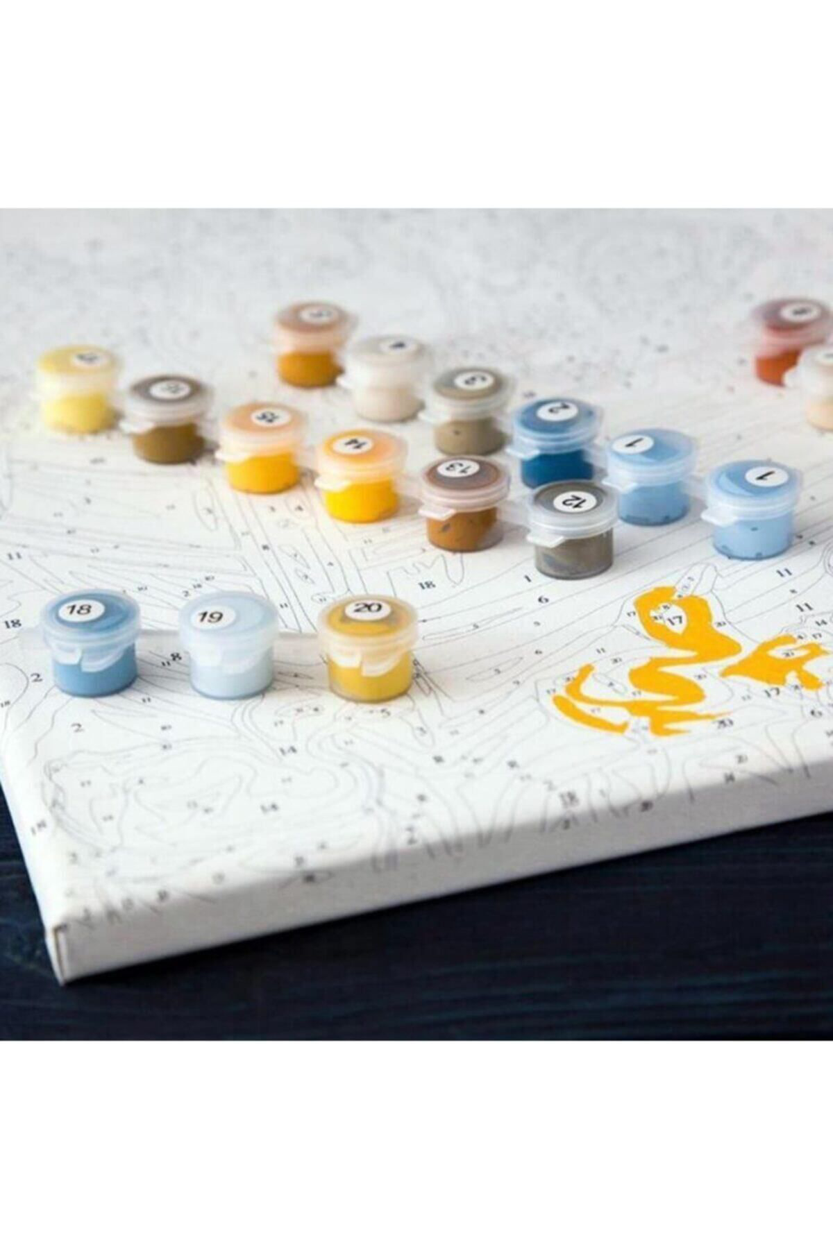 İ Am Art Gustav Klimt İki Eser Kasnakli Sayilarla Boyama Seti