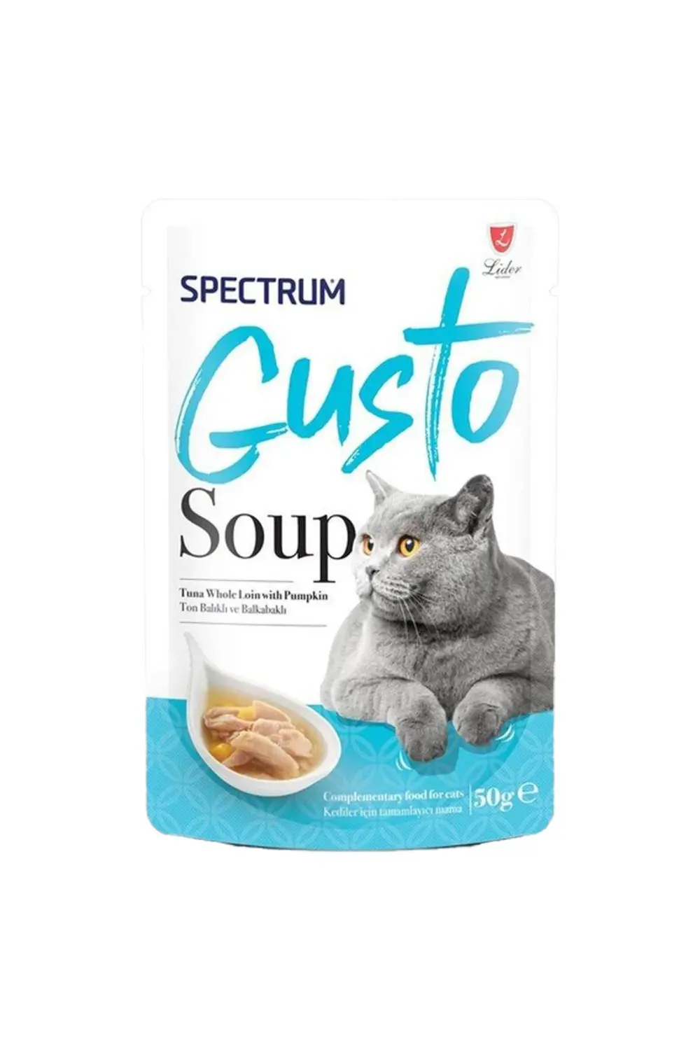 Gusto Soup Ton Balıklı ve Bal Kabaklı Kedi Çorbası 1 Adet 50 Gr