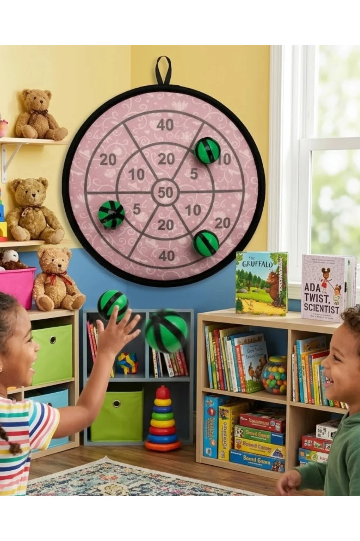 Güvenli Dart Oyunu Cırtlı Çocuk Oyuncağı Eğlence Beceri Seti