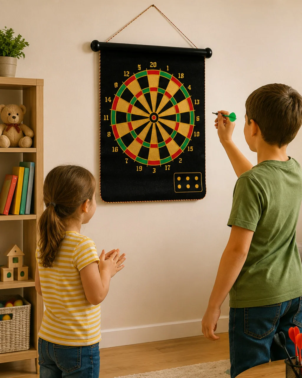 Güvenli Manyetik Dart Seti 6 Dart Oklu Eğlenceli Hedef Oyunu - Lisinya
