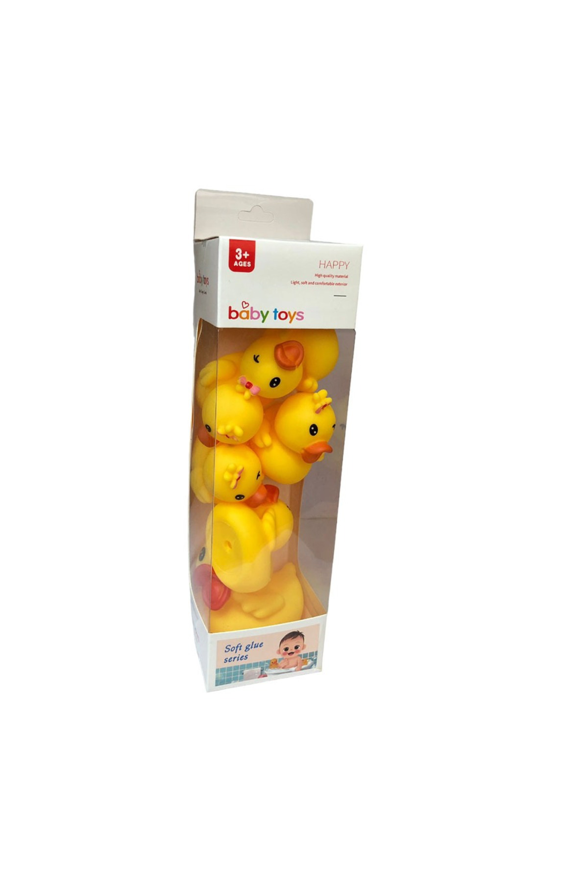 Güvenli Toksik Olmayan Bebek Banyo Oyuncak Silikon Ördek Kauçuk S