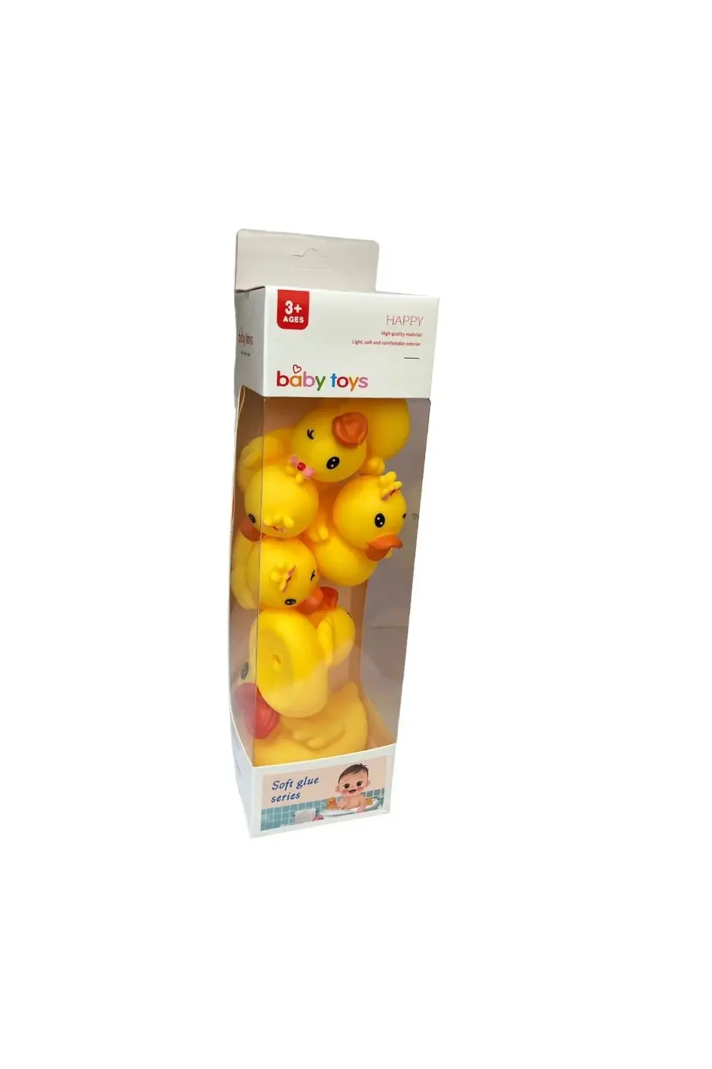 Güvenli Toksik Olmayan Bebek Banyo Oyuncak Silikon Ördek Kauçuk S