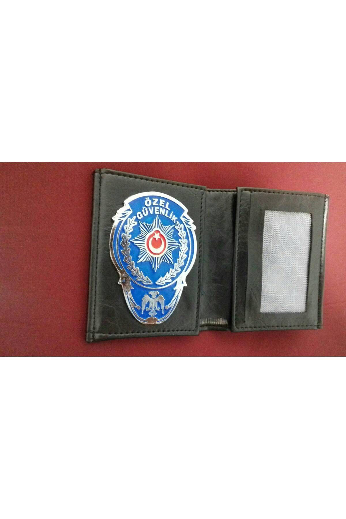 Aldatmaz Askeri Malzeme Güvenlik Bacak Kılıfı Özel Güvenlik Rozetli Cüzdanı Palaska,Satın