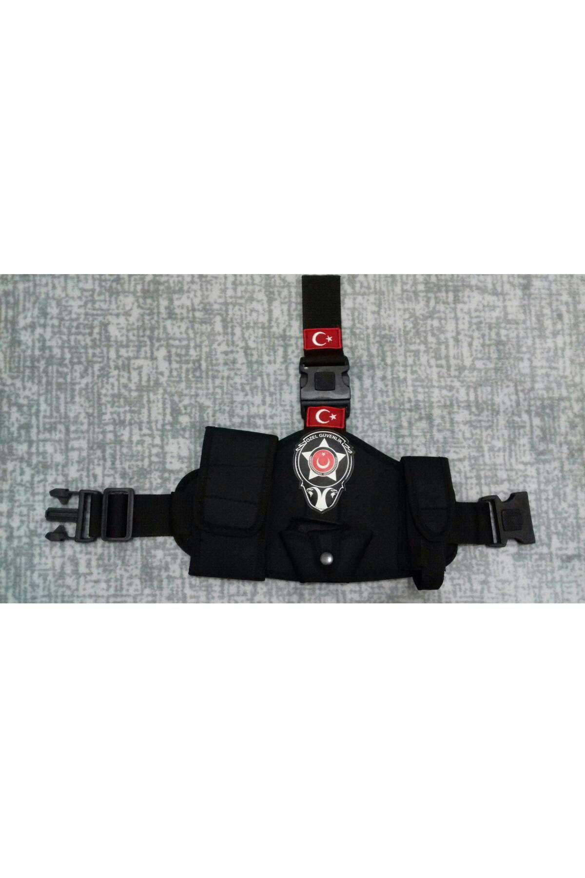 Sabra Güvenlik Bacak Kılıfı Özel Güvenlik Rozetli Cüzdanı Palaska Satın