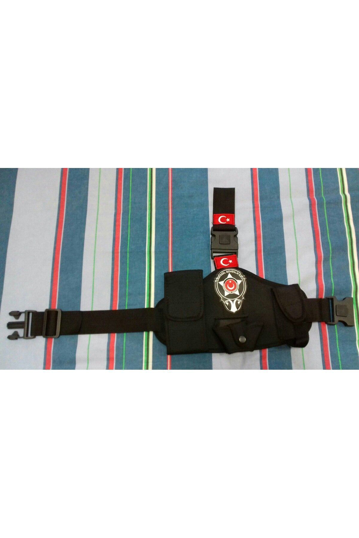 Aldatmaz Askeri Malzeme Güvenlik Bacak Kılıfı Özel Güvenlik Rozetli Cüzdanı Palaska Satın