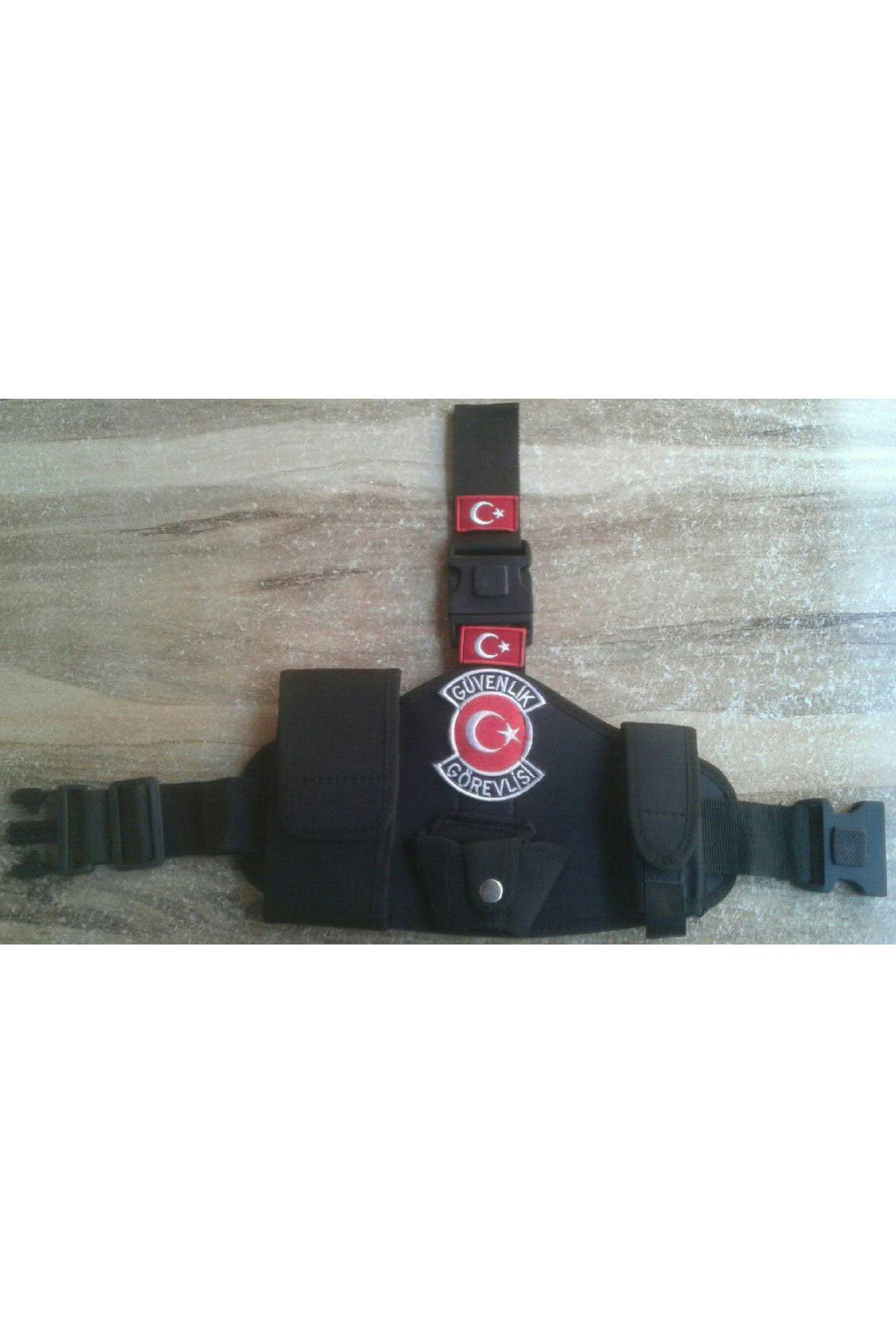 Sabra Güvenlik Bacak Kılıfı Özel Güvenlik Rozetli Cüzdan Ögg Palaska Sa