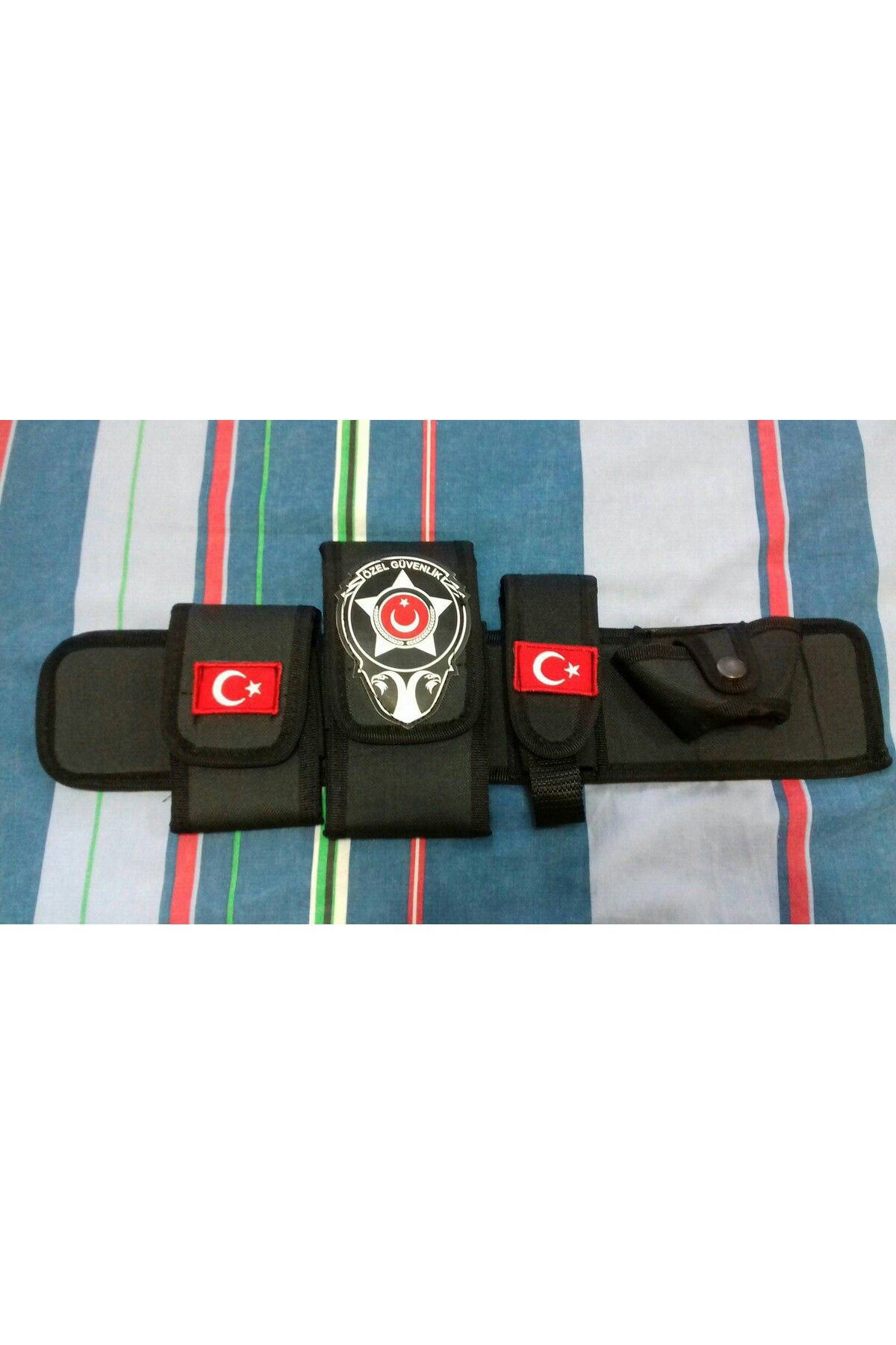 Sabra Güvenlik Bel Kilifi + Özel Güvenlik Rozetli Cüzdan Satinal-Sivile