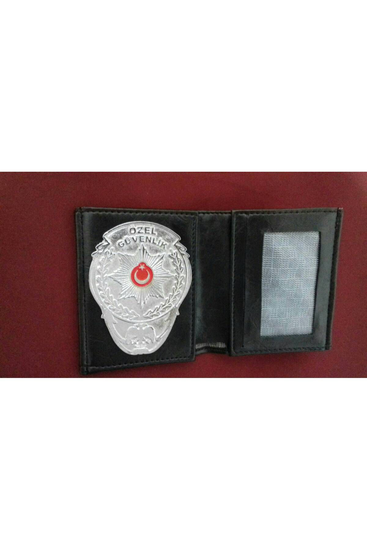 Aldatmaz Askeri Malzeme Güvenlik Bel Kilifi + Özel Güvenlik Rozetli Cüzdan Satinal-Sivile