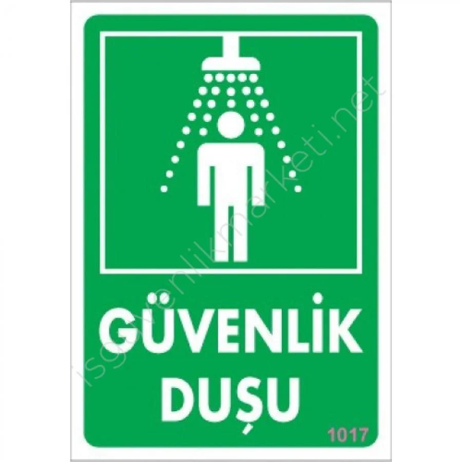 Güvenlik Duşu Uyarı Levhası 17,5x25 KOD:1017 Fiyatı, Yorumları ve Özellikleri