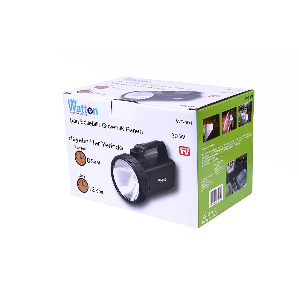 Güvenlik Feneri 30 W Kuvvetinde Wt-401 TdrTR