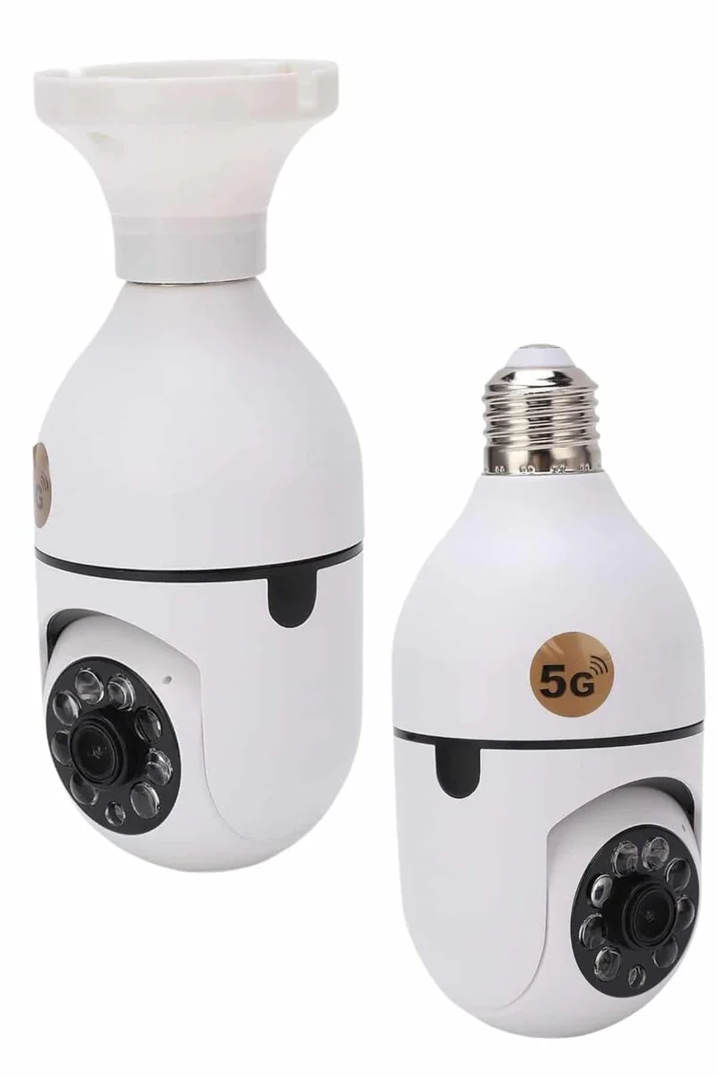 Güvenlik Kamerası Wi-Fi Özellikli 360 Derece Full Hd 1080p Ampül Kamera