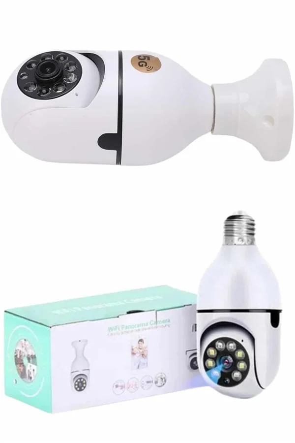 Güvenlik Kamerası Wi-Fi Özellikli 360 Derece Full Hd 1080p Ampül Kamera Fiyatı, Yorumları ve Özellikleri